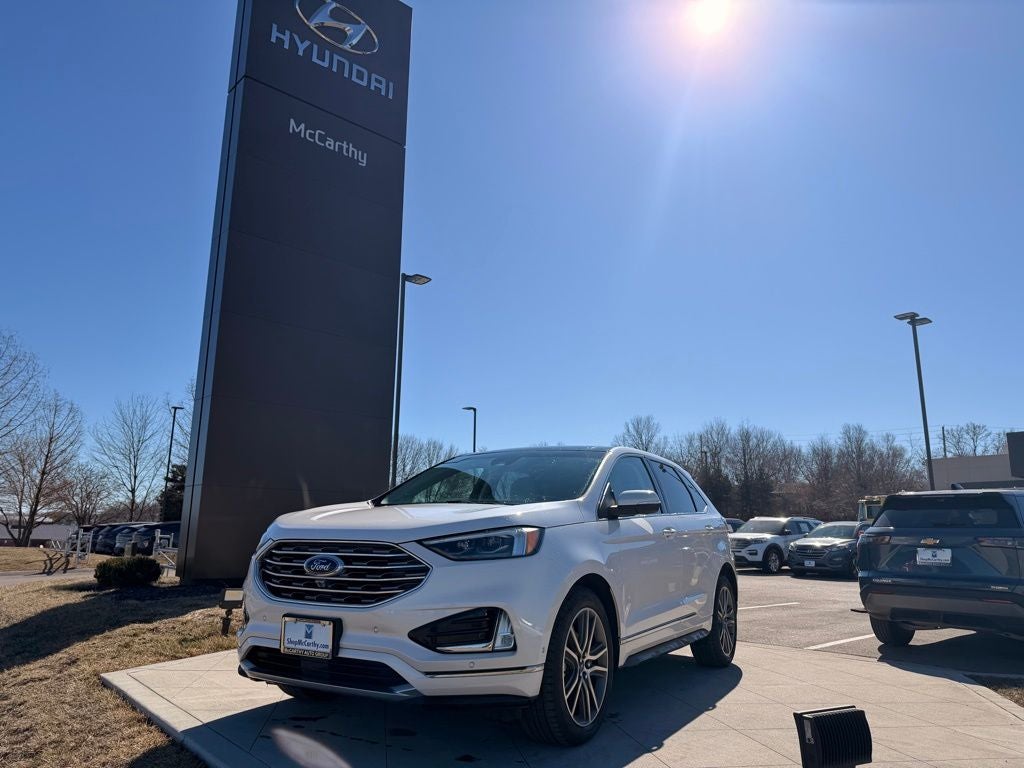 Used 2019 Ford Edge Titanium with VIN 2FMPK3K93KBC01216 for sale in Kansas City