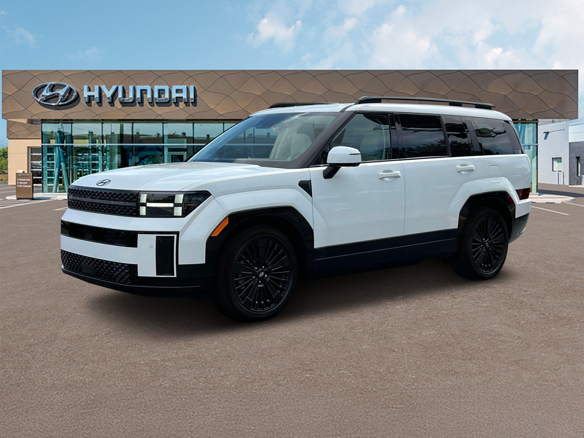 Used 2025 Hyundai Santa Fe Calligraphy with VIN 5NMP54G10SH066038 for sale in Kansas City