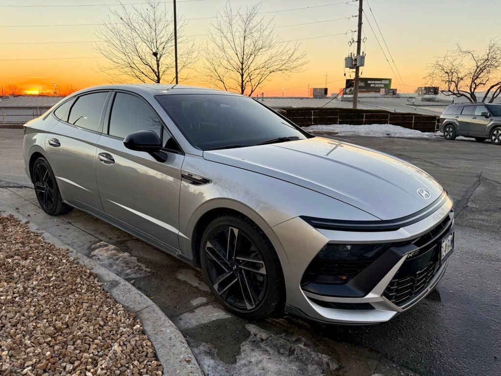 Used 2024 Hyundai Sonata N Line with VIN KMHL54JC1RA353445 for sale in Kansas City