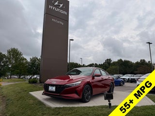 2023 Hyundai ELANTRA HYBRID Blue