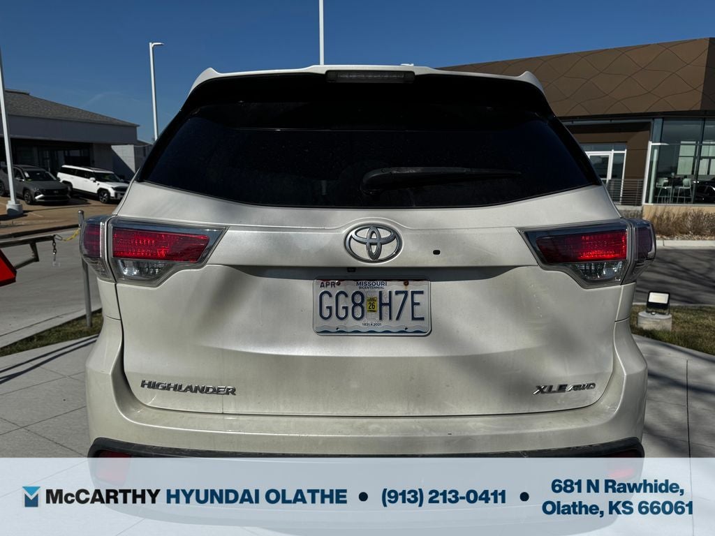 2016 Toyota Highlander XLE V6