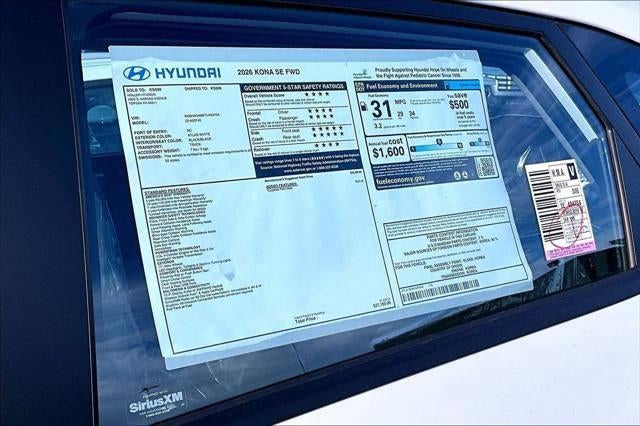 2026 Hyundai KONA SE FWD