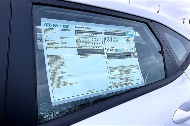 2026 Hyundai KONA SE FWD