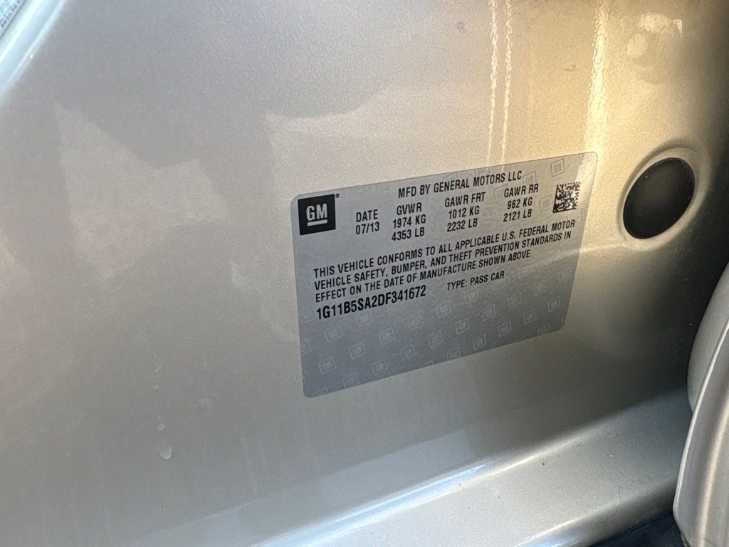 2013 Chevrolet Malibu LS 1LS