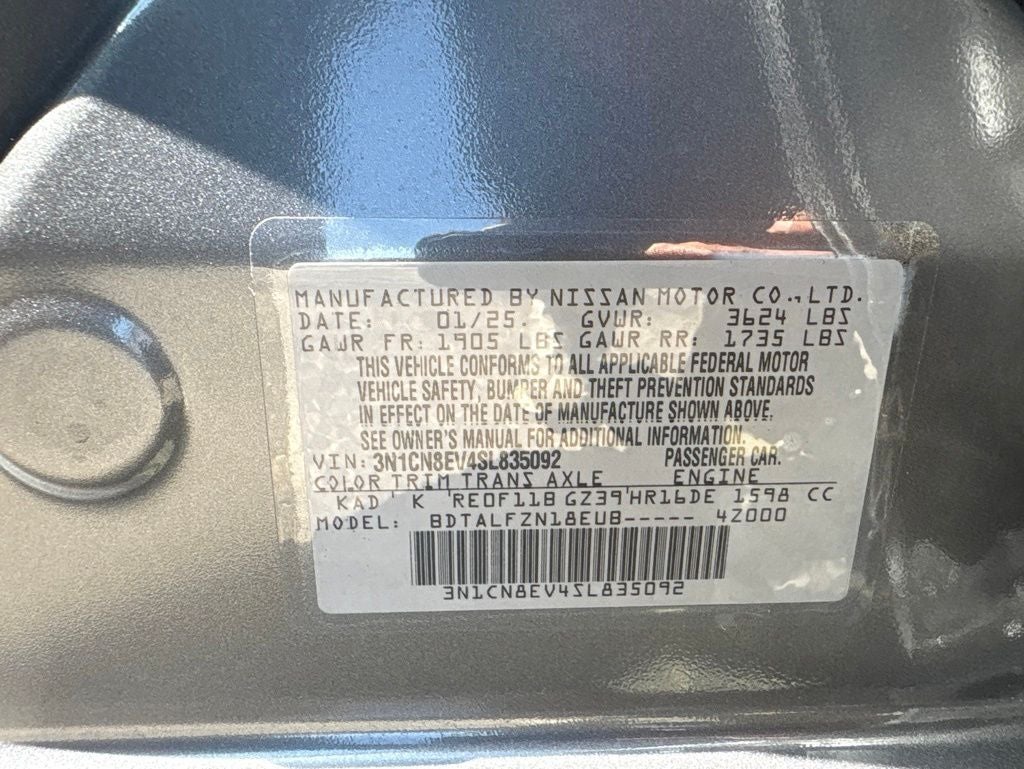 2025 Nissan Versa 1.6 SV