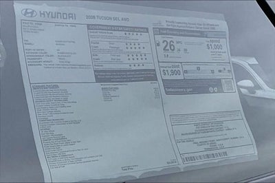 2026 Hyundai TUCSON SEL AWD