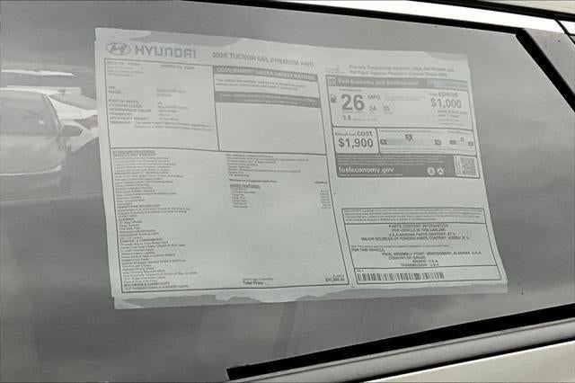 2026 Hyundai TUCSON SEL Premium AWD
