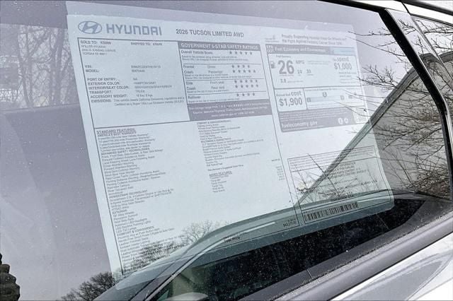 2026 Hyundai TUCSON Limited AWD