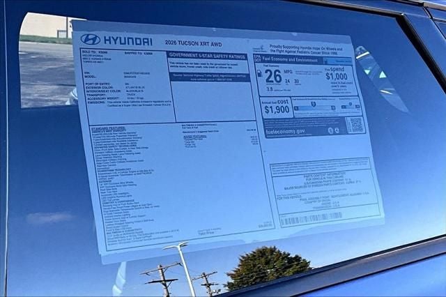 2026 Hyundai TUCSON XRT AWD