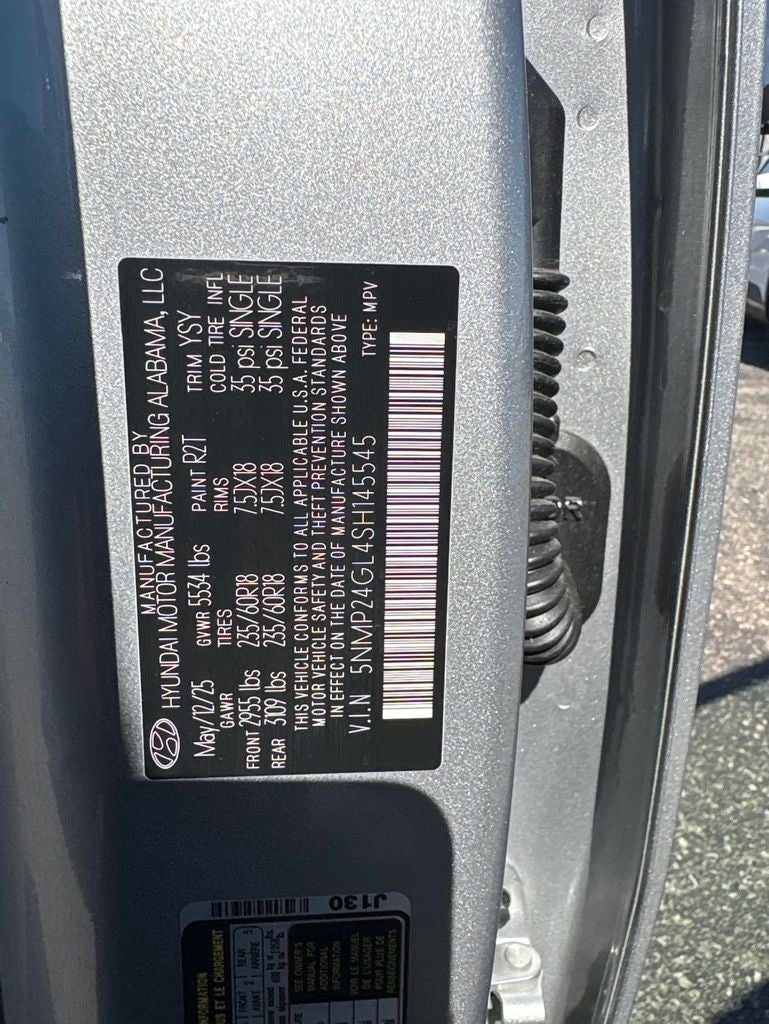 2025 Hyundai SANTA FE SEL