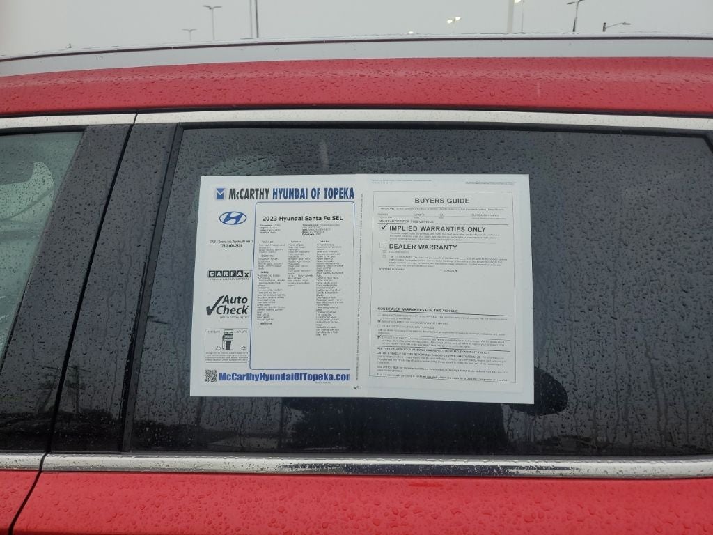 2023 Hyundai SANTA FE SEL