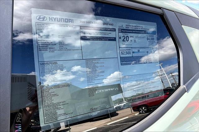 2026 Hyundai SANTA CRUZ Limited