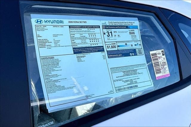 2026 Hyundai KONA SE FWD