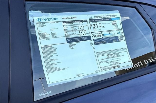 2026 Hyundai KONA SE FWD