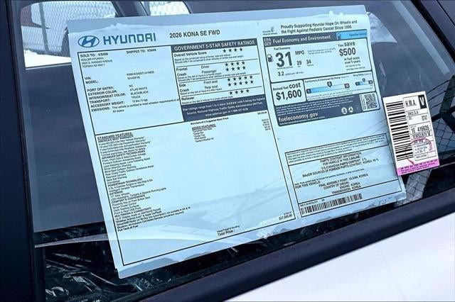 2026 Hyundai KONA SE FWD