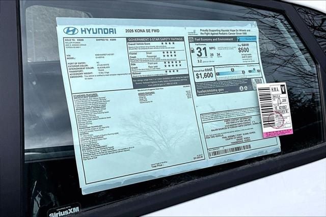 2026 Hyundai KONA SE FWD