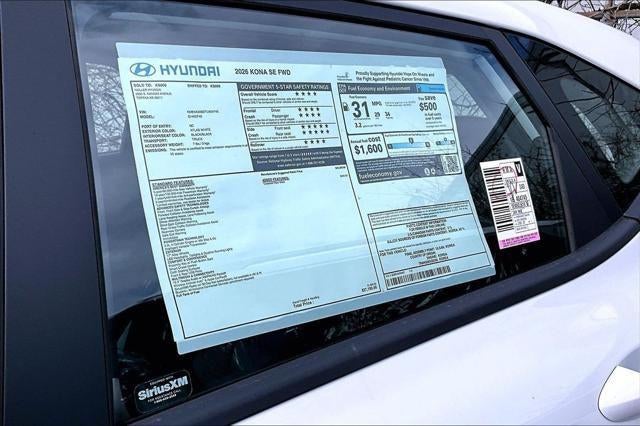2026 Hyundai KONA SE FWD