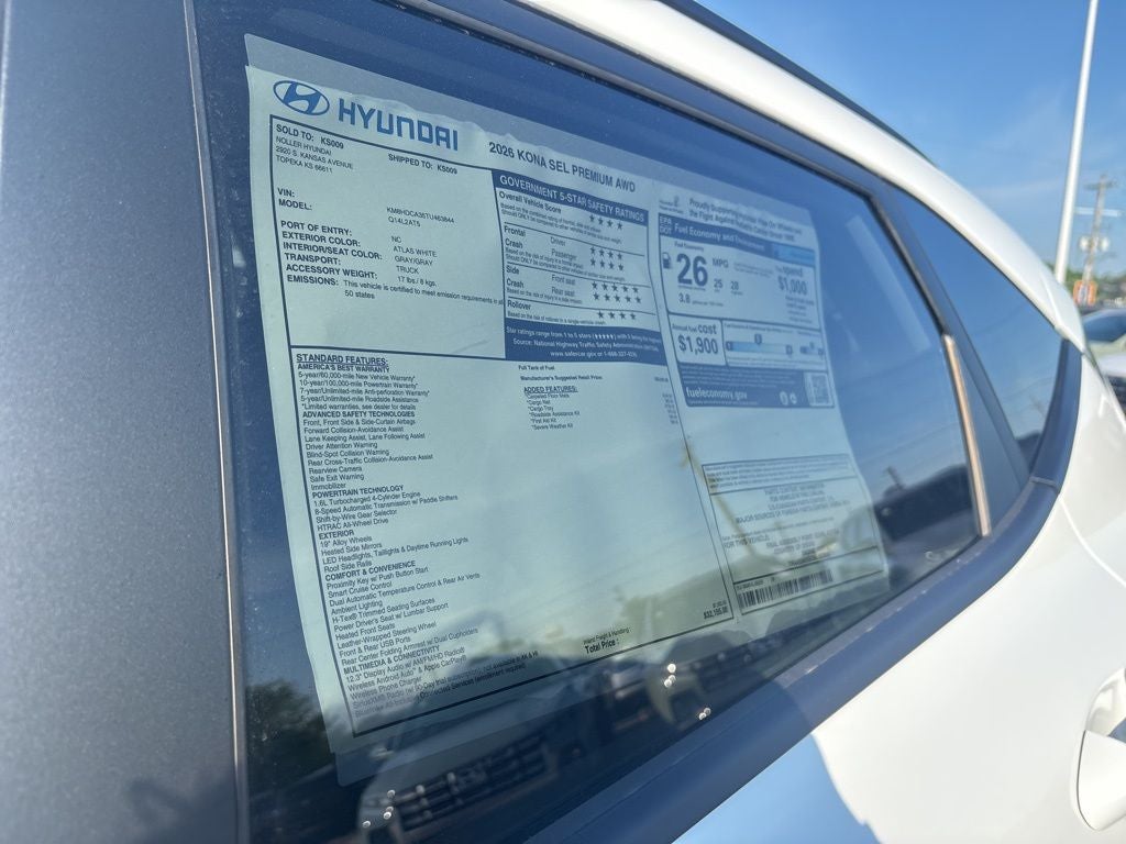 2026 Hyundai KONA SEL Premium