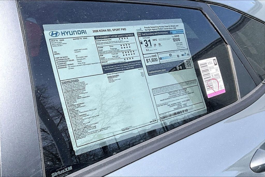 2026 Hyundai KONA SEL Sport FWD
