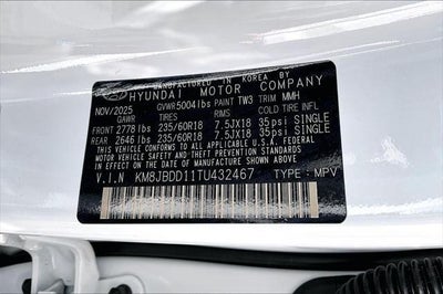 2026 Hyundai TUCSON HYBRID SEL AWD