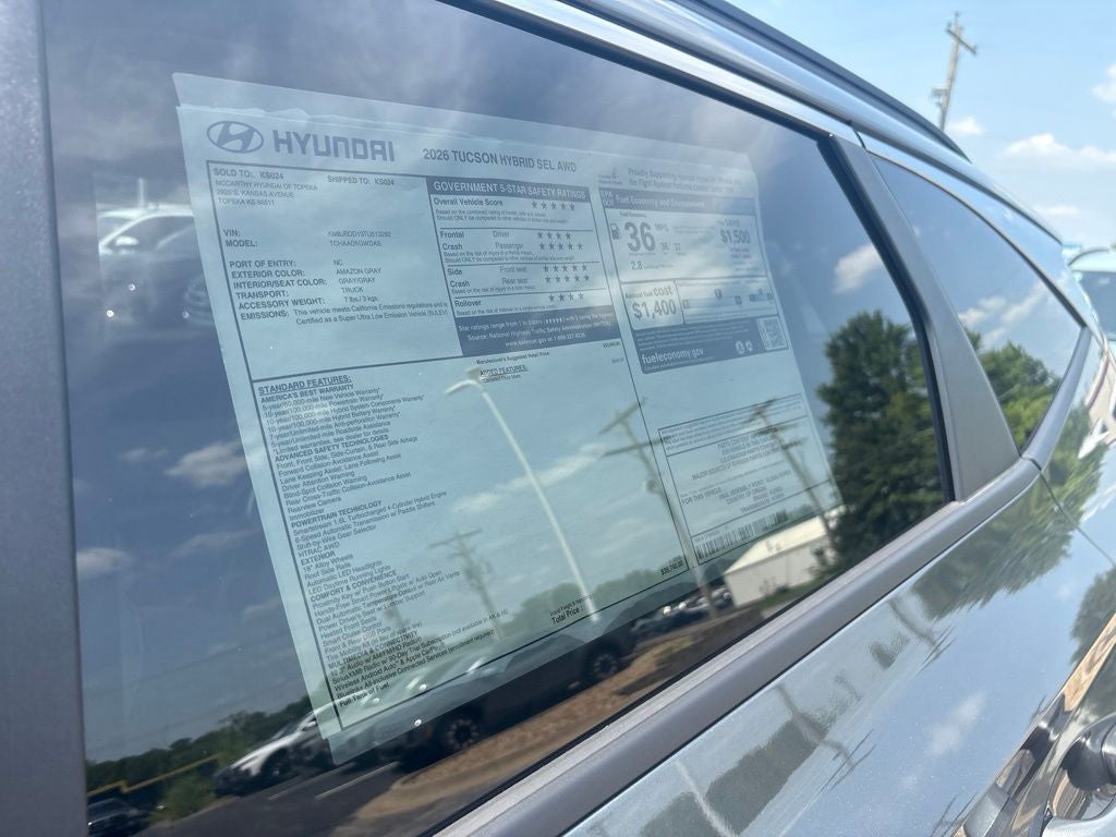 2026 Hyundai TUCSON HYBRID SEL AWD