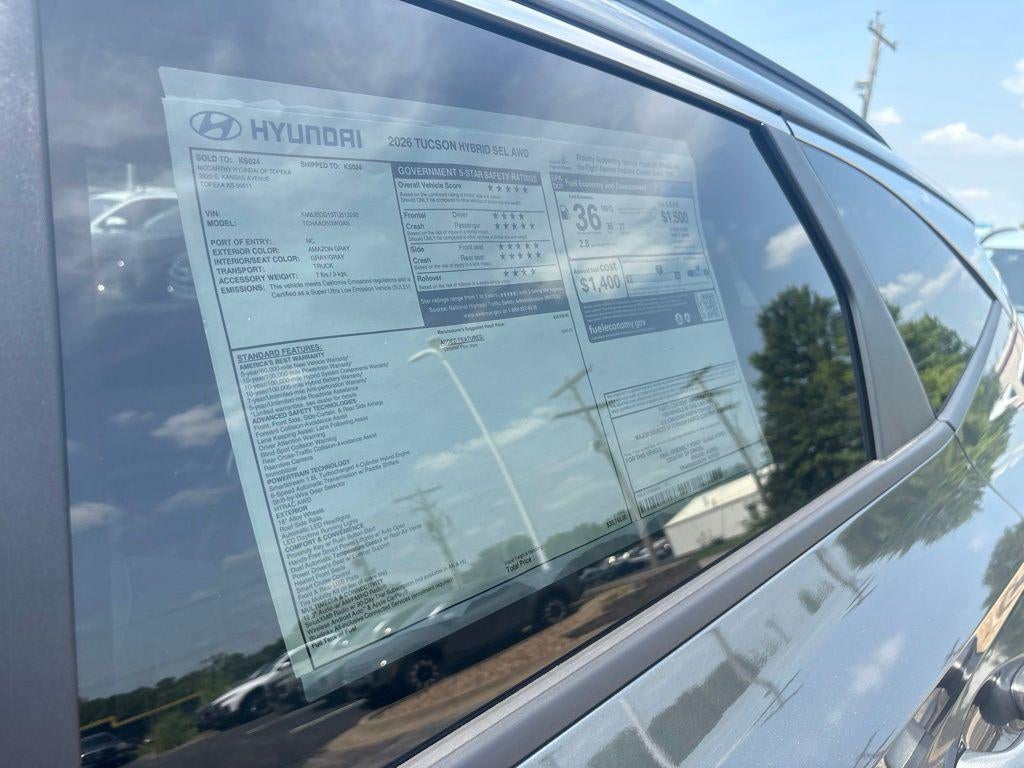 2026 Hyundai TUCSON HYBRID SEL AWD