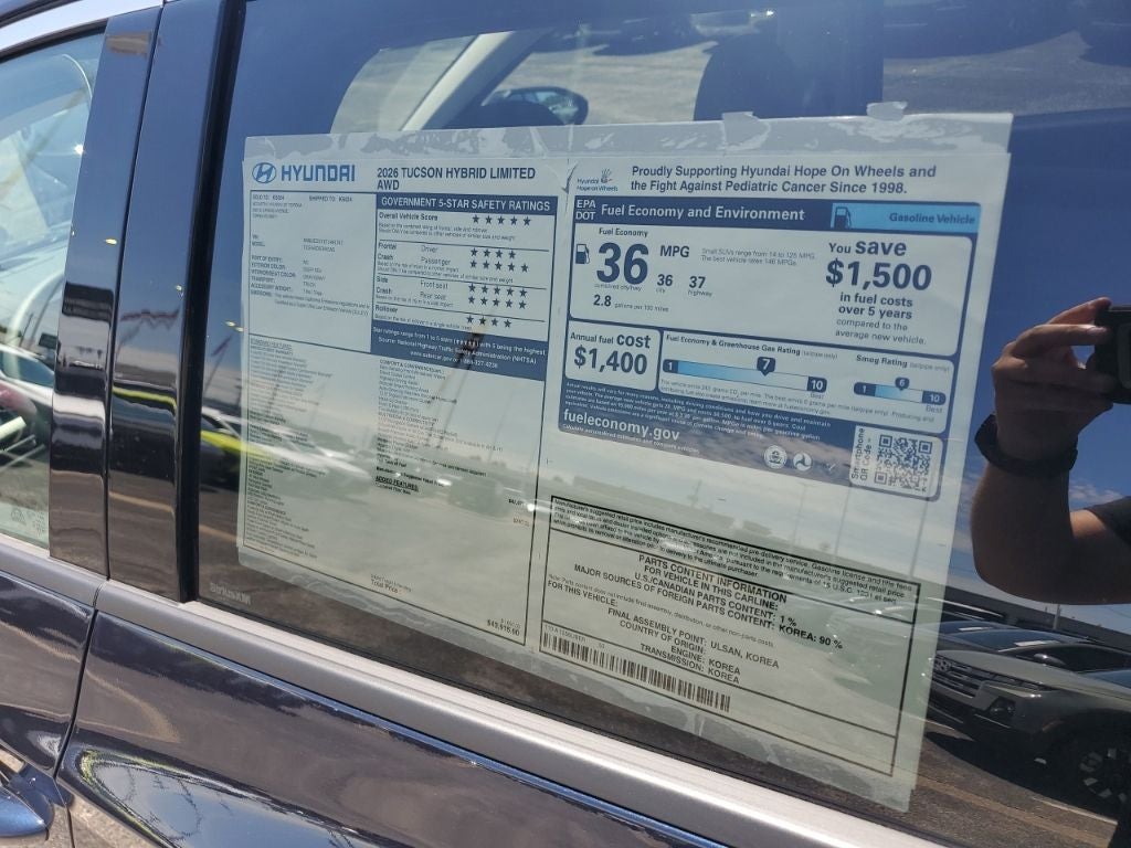 2026 Hyundai TUCSON HYBRID Limited