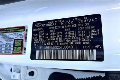 2026 Hyundai PALISADE Calligraphy AWD