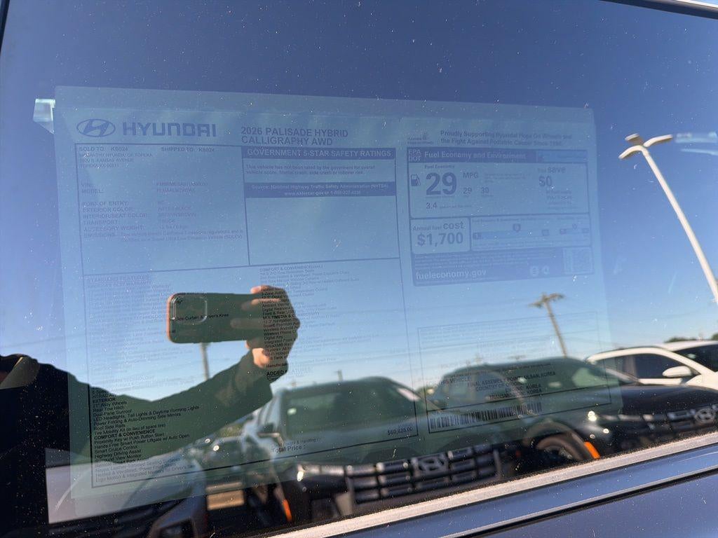 2026 Hyundai PALISADE HYBRID Calligraphy