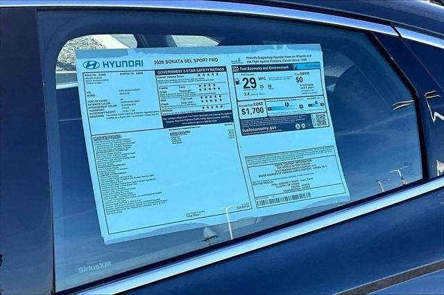 2026 Hyundai SONATA SEL Sport