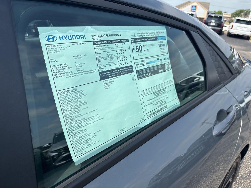 2026 Hyundai ELANTRA HYBRID SEL Sport