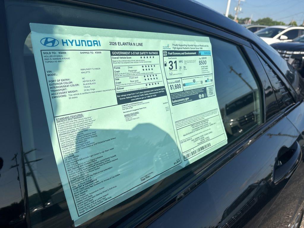 2026 Hyundai ELANTRA N Line
