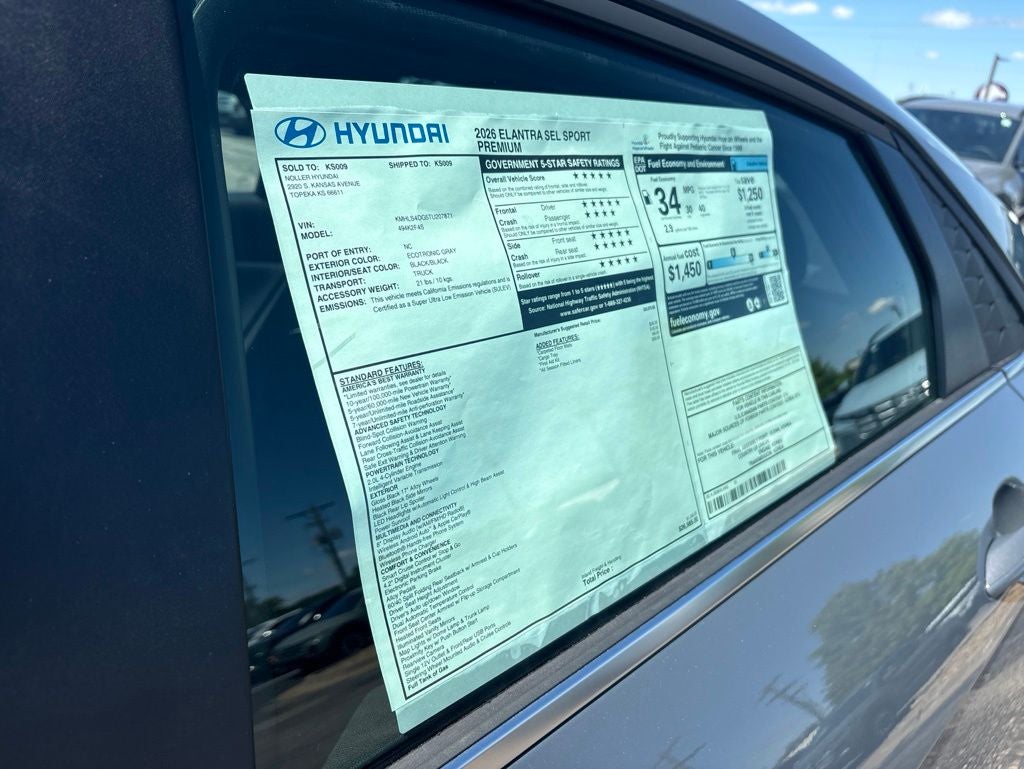 2026 Hyundai ELANTRA SEL Sport Premium
