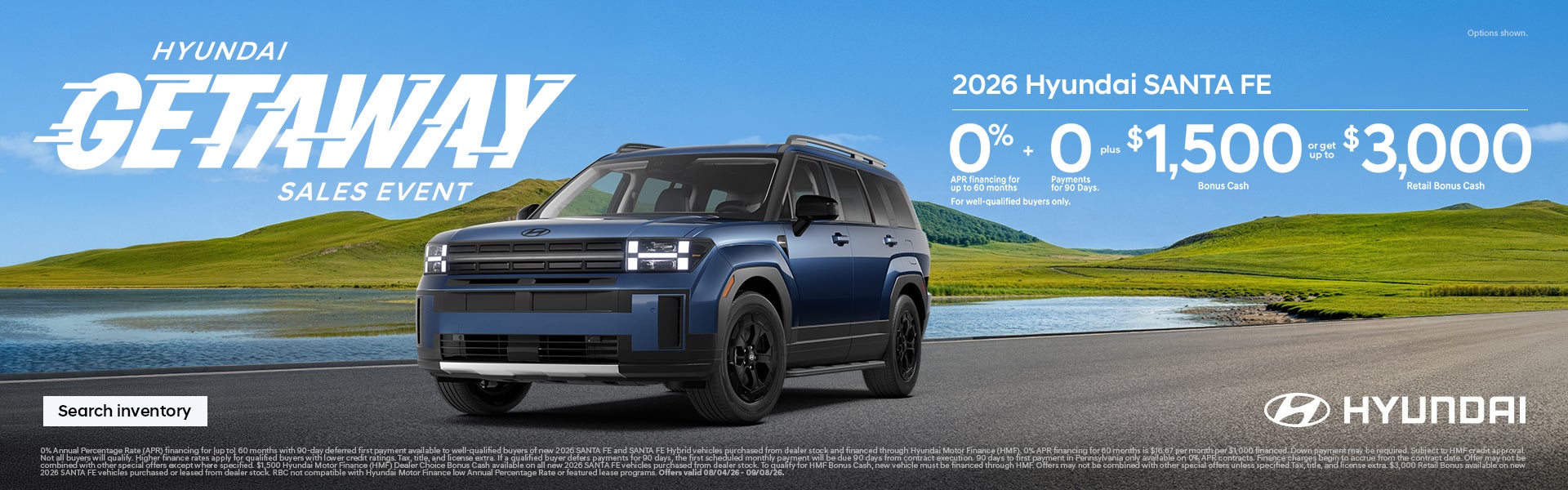 0% APR for 60 mos. + 0 Payments for 90 Days + $1,500 Bonus Cash or $3,000 bonus cash
