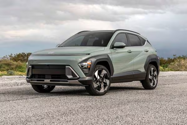 2027 Hyundai Kona Electric exterior styling at McCarthy Hyundai of Blue Springs